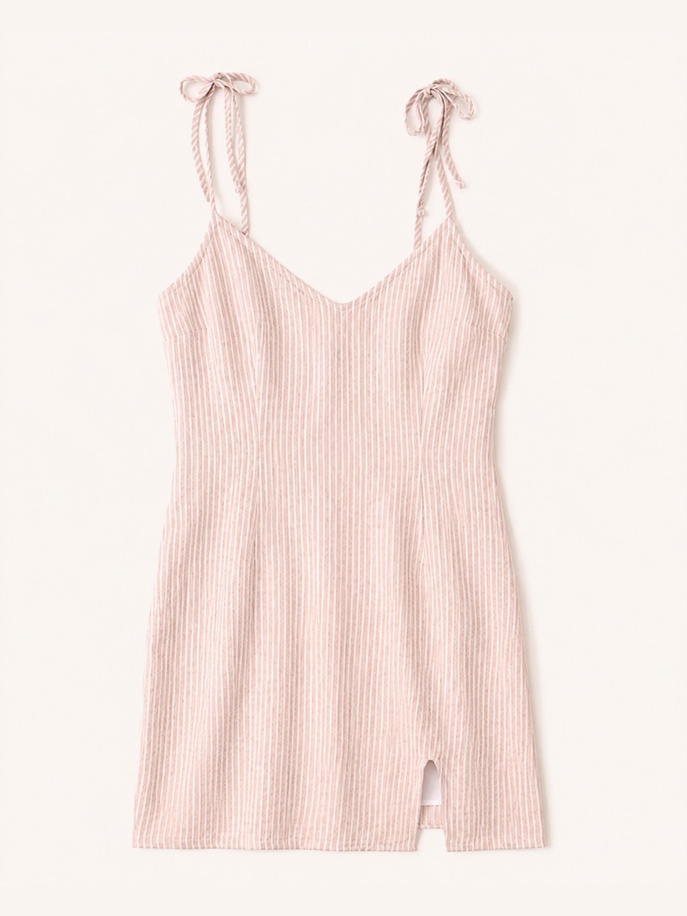 Abercrombie & Fitch Linen Blend Adjustable Straps Slip Mini Dress Size Small